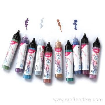 3D gel pen glitter for decoration